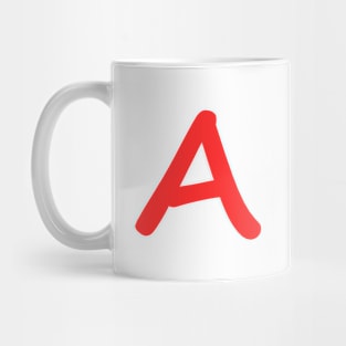 Letter A Mug